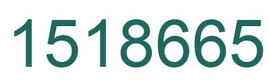 Number 1518665 green image