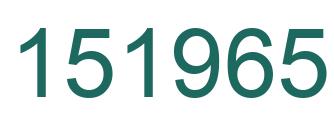 Number 151965 green image