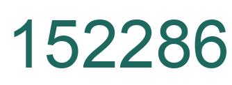 Number 152286 green image