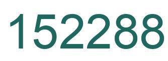 Number 152288 green image
