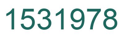 Número 1531978 imagen verde