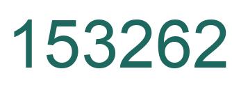 Number 153262 green image