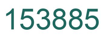 Number 153885 green image