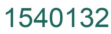 Number 1540132 green image