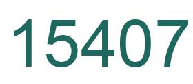 Number 15407 green image