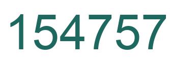 Número 154757 imagen verde