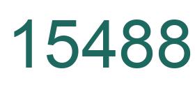 Number 15488 green image