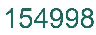 Number 154998 green image