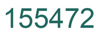 Number 155472 green image