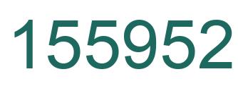 Number 155952 green image