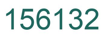 Number 156132 green image