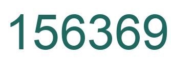Number 156369 green image