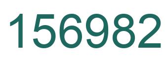 Number 156982 green image