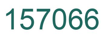 Number 157066 green image