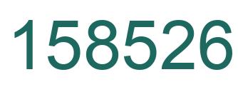 Número 158526 imagen verde