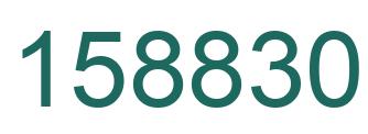 Number 158830 green image