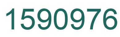 Number 1590976 green image