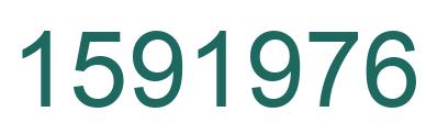 Number 1591976 green image