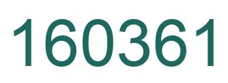 Number 160361 green image