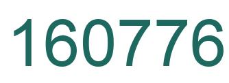 Number 160776 green image