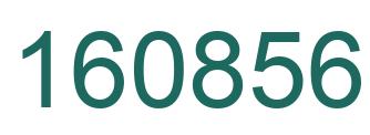 Number 160856 green image