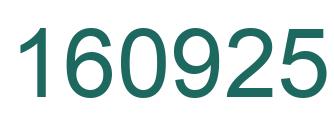 Number 160925 green image