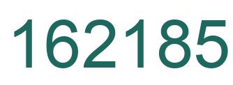 Number 162185 green image