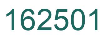 Número 162501 imagen verde
