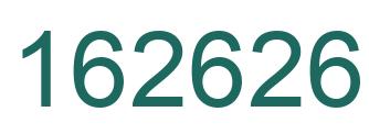 Number 162626 green image