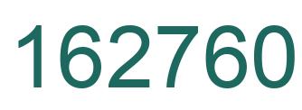 Number 162760 green image