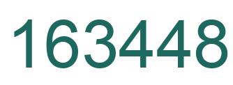 Number 163448 green image