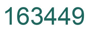 Number 163449 green image