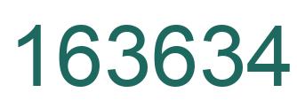 Número 163634 imagen verde