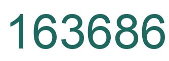 Number 163686 green image