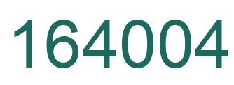 Número 164004 imagen verde