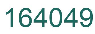 Number 164049 green image