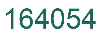 Número 164054 imagen verde