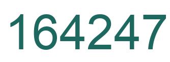 Number 164247 green image