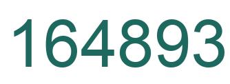 Number 164893 green image
