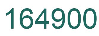 Number 164900 green image