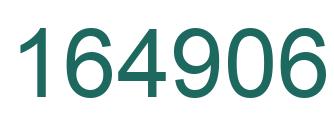 Number 164906 green image