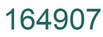 Number 164907 green image