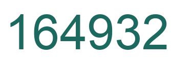 Number 164932 green image