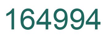 Número 164994 imagen verde