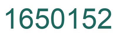 Número 1650152 imagen verde