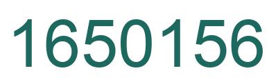 Número 1650156 imagen verde