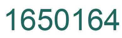 Número 1650164 imagen verde