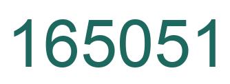Número 165051 imagen verde