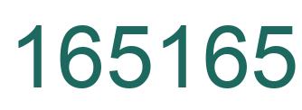Número 165165 imagen verde