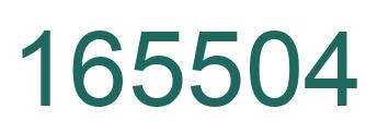 Número 165504 imagen verde